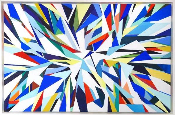Rupert-Newman-Slam-Dunk-2014-gouache-on-canvas-61-x-90-cm-framed-1024x673
